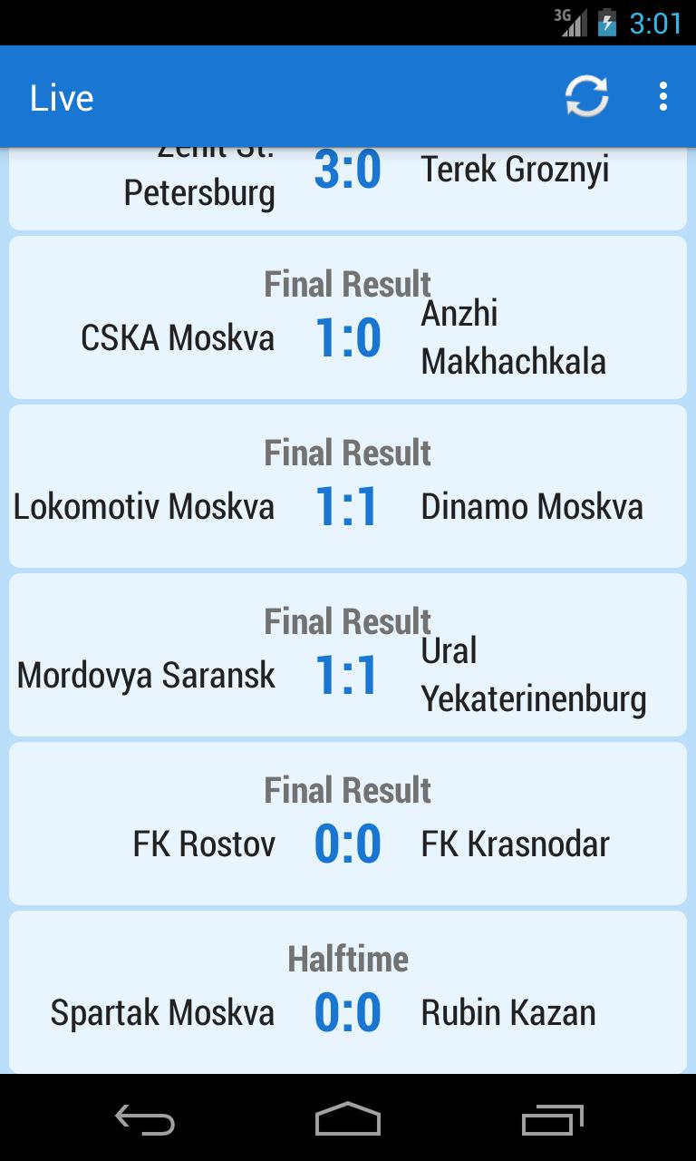 Predictor Russian Football