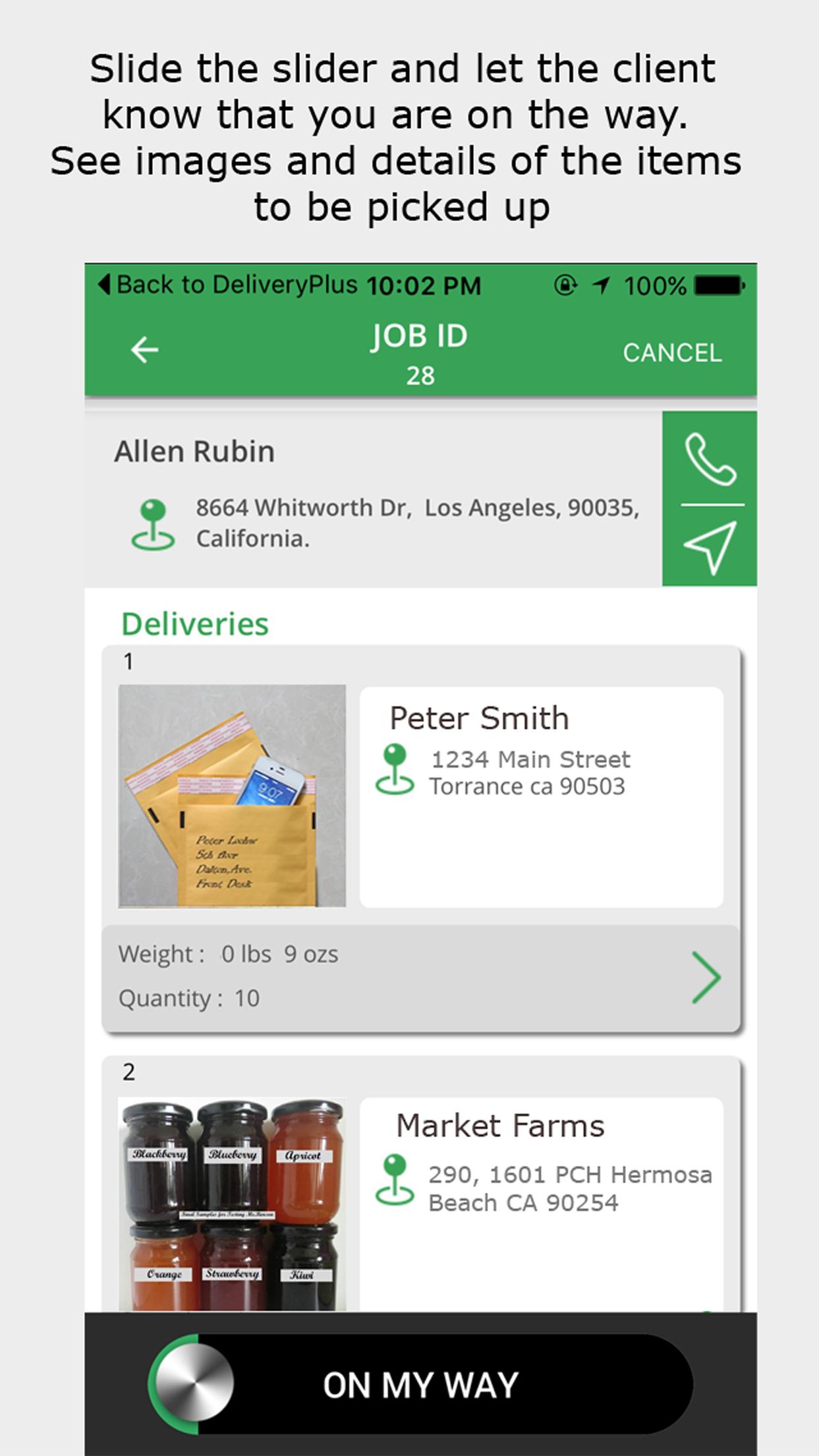 Delivery Plus Driver's App
