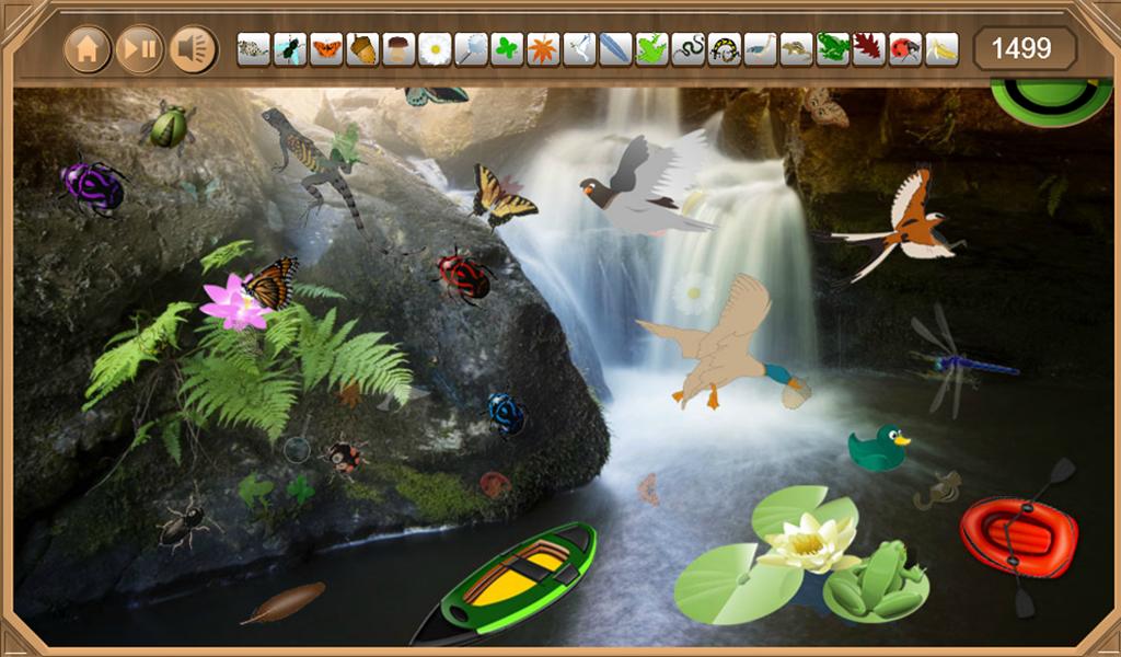 Waterfalls Hidden Objects