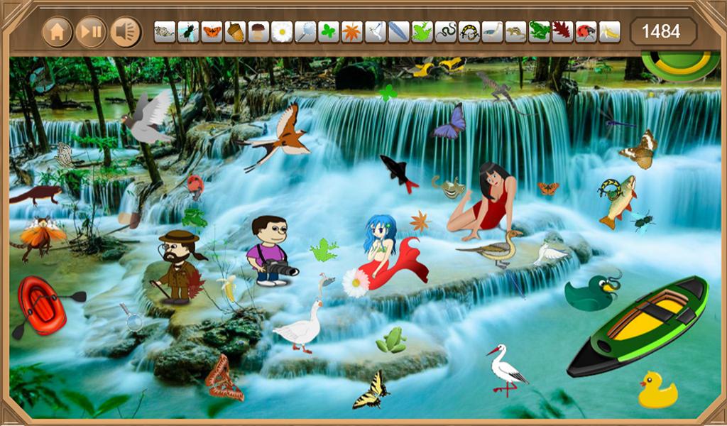 Waterfalls Hidden Objects