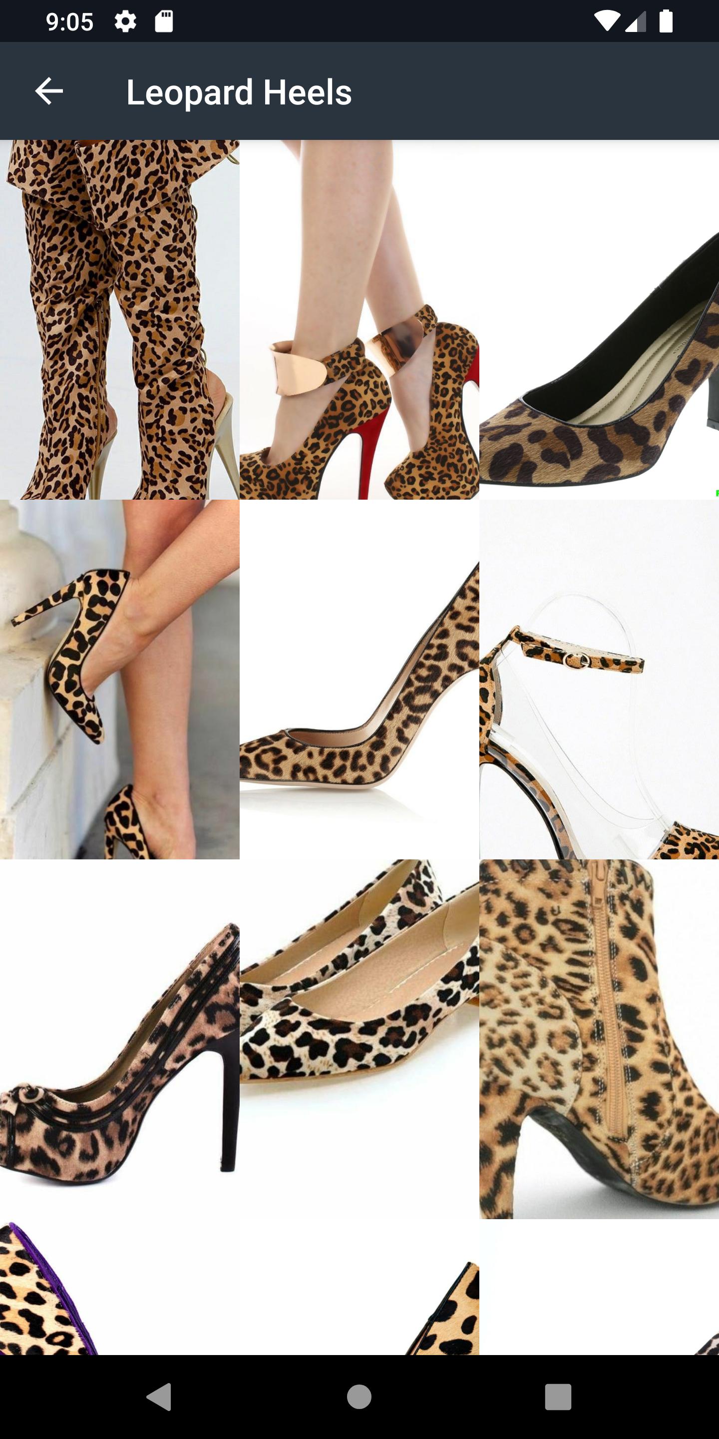 Leopard Heels
