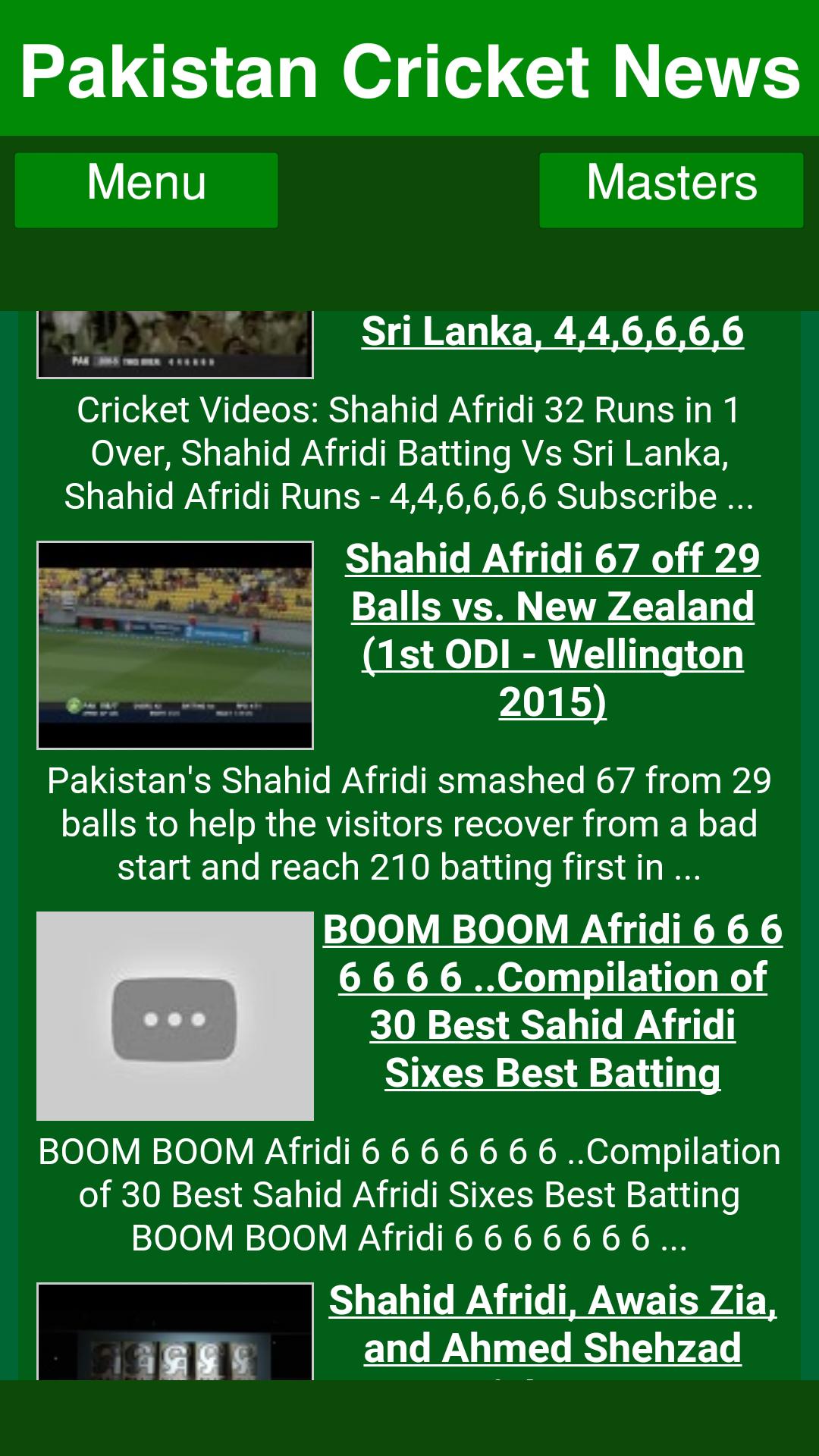 Pakistan Cricket News Lite