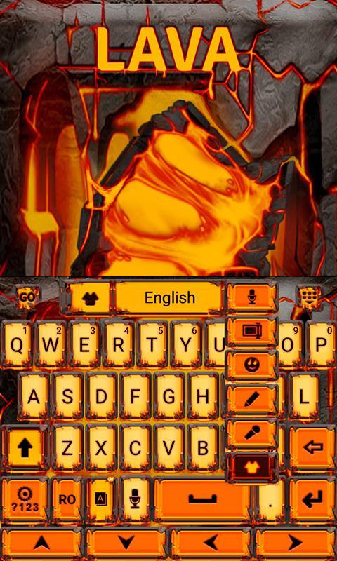 Lava Go Keyboard Theme
