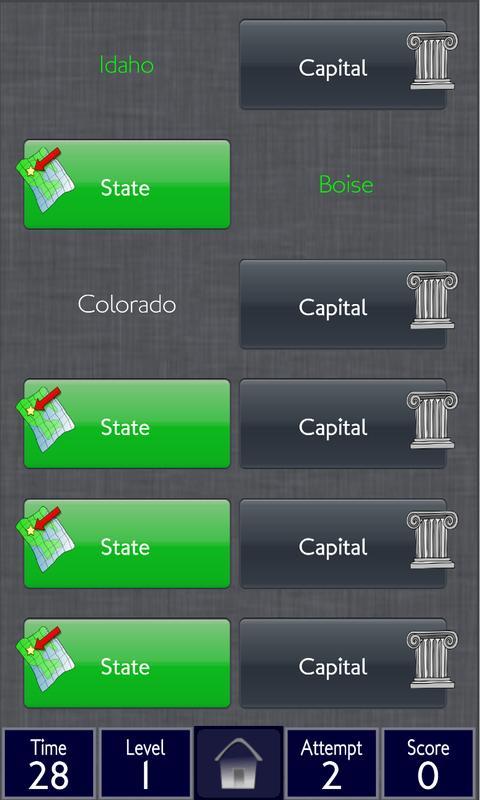 USA States Geography Memory