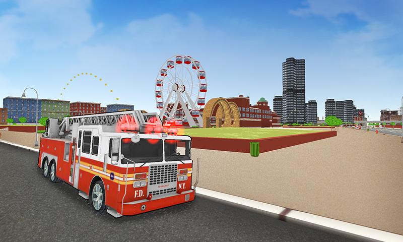 Fire Truck Racer: Chicago 3D