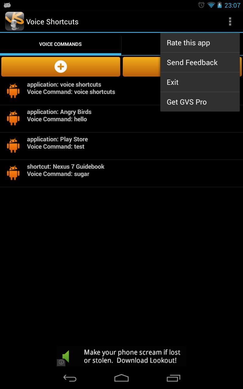 Voice Shortcuts Launcher