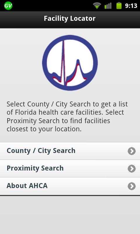 AHCA Mobile Facility Locator