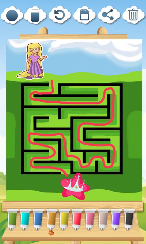 Princess Rapunzel  Interactive Mini Games