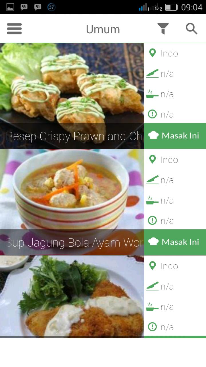JUTAAN RESEP MASAKAN INDONESIA LENGKAP TERBARU