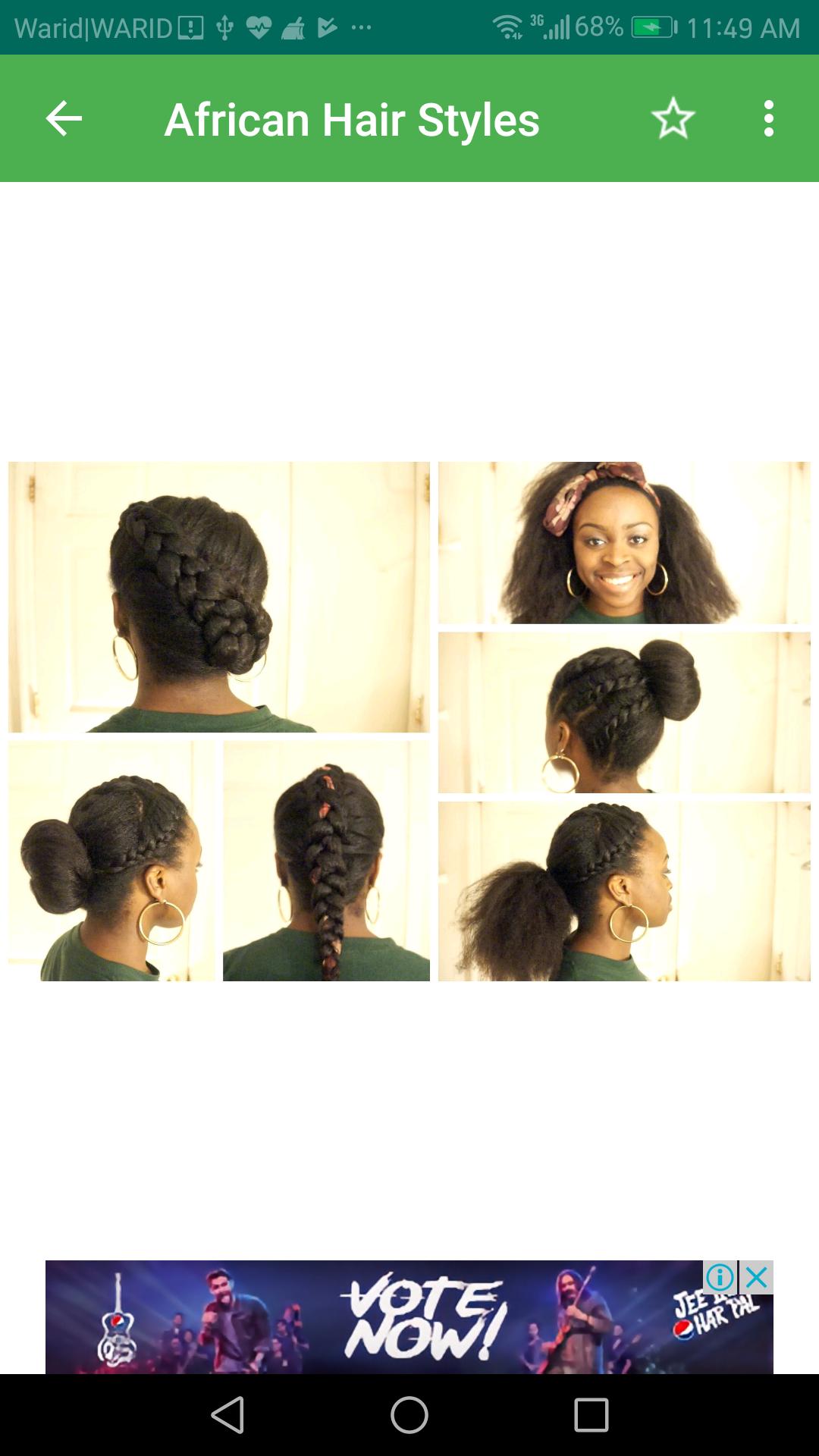 African Women Hair Style Step by Step
