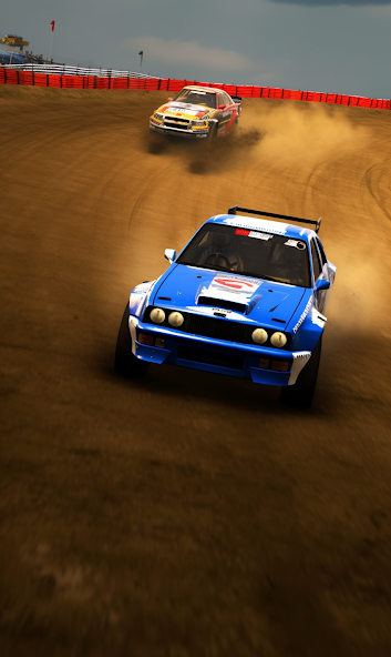 Thumb car race dirt drift