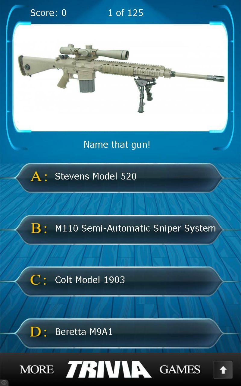 Name that Gun Trivia