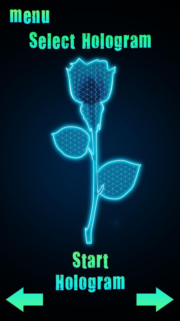 Hologram Flowers Simulator