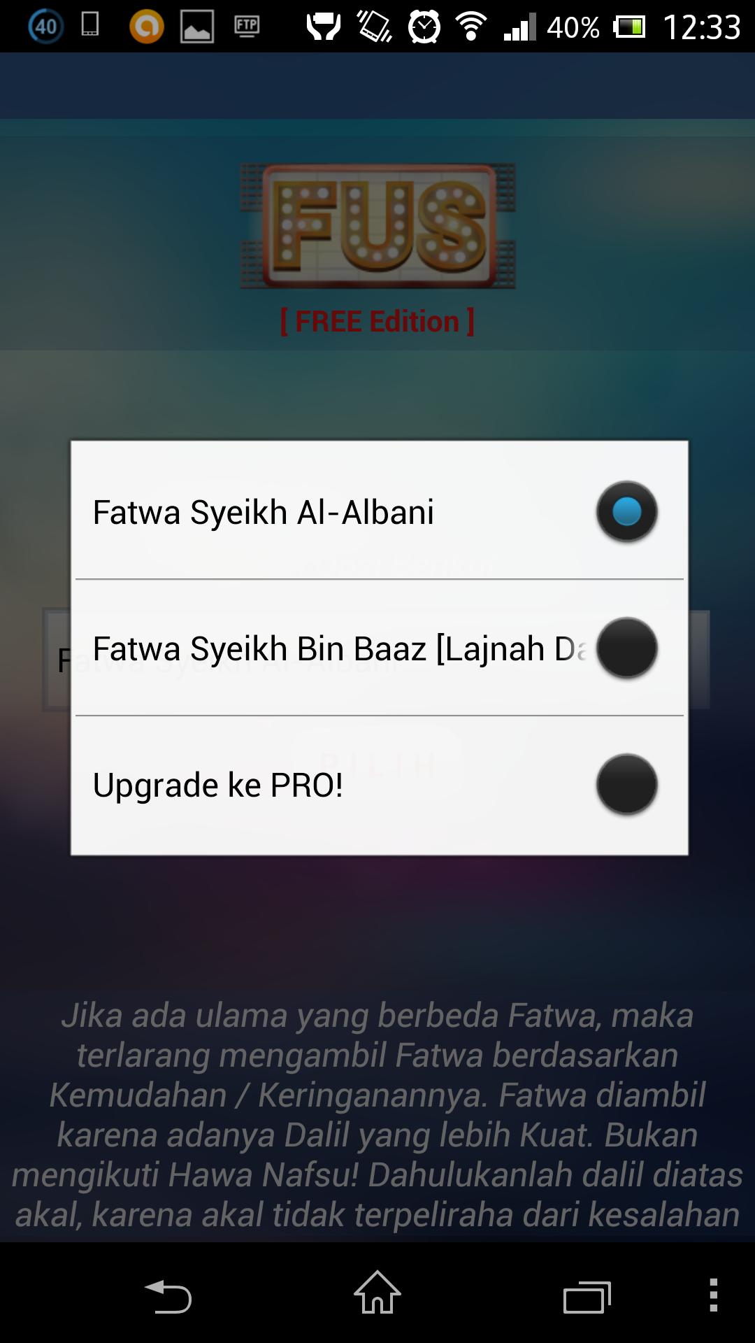Fatwa Ulama Salaf