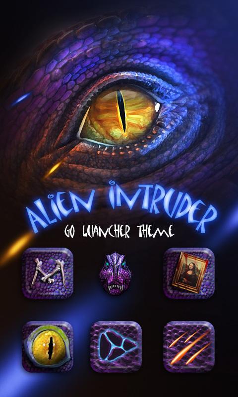 Alien Intruder Launcher Theme