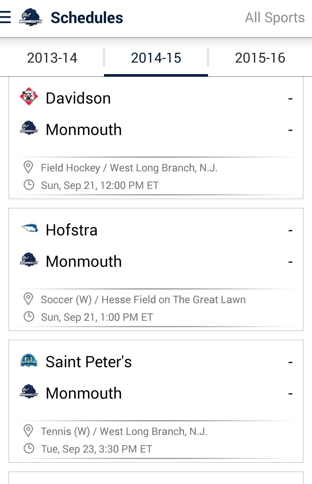 Monmouth Hawks