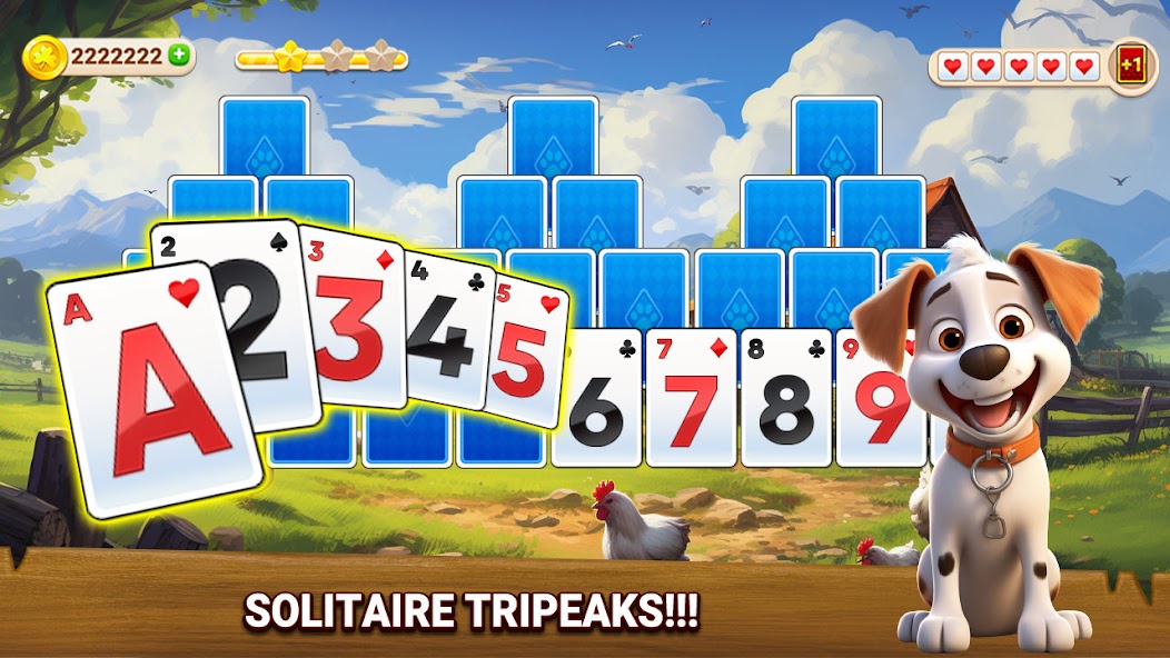 TriPeaks Solitaire Match