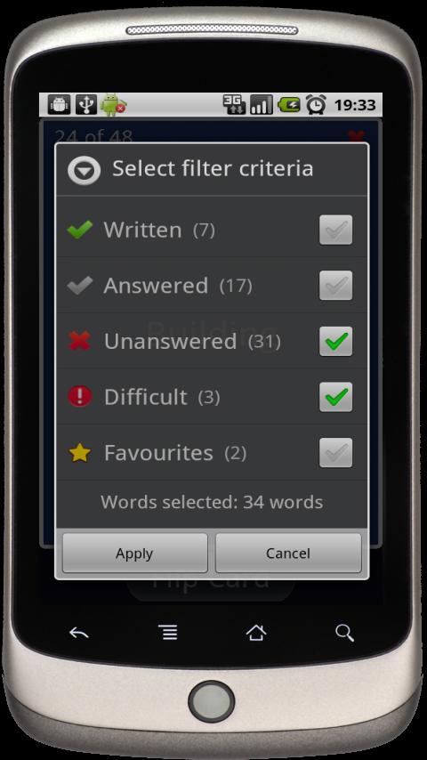 Tiny Classroom Flash Cards
