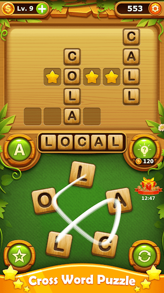 Word Cross Puzzle: Word Games
