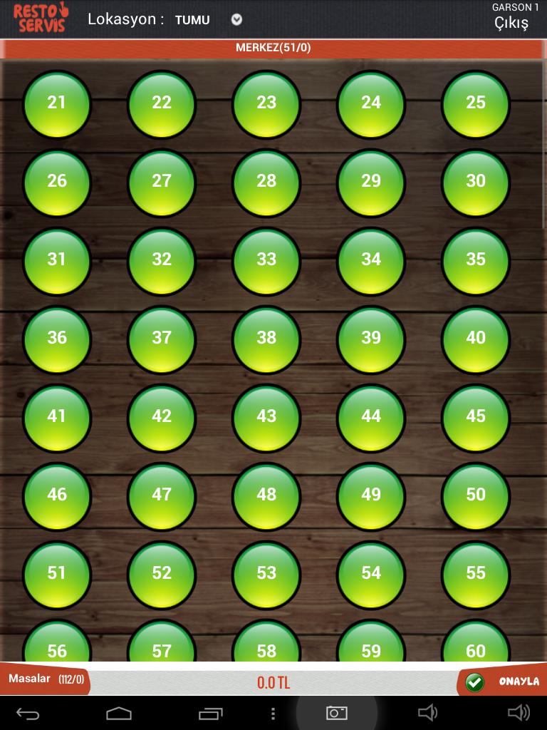 Restoservis Hand Held Terminal