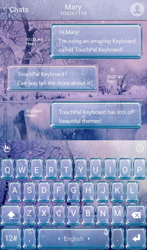 TouchPal Freeze Keyboard Theme