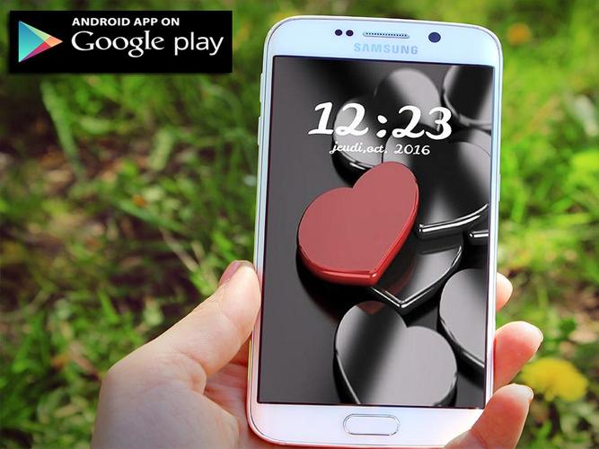 HD Love Pattern Lock Screen