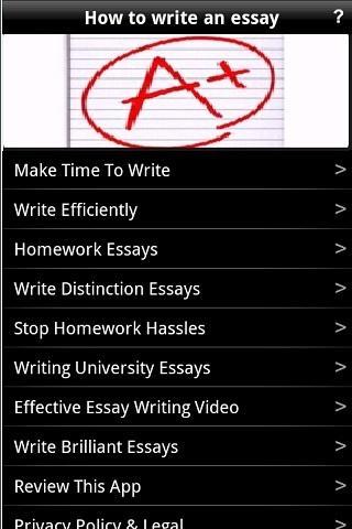 How to Write an Essay