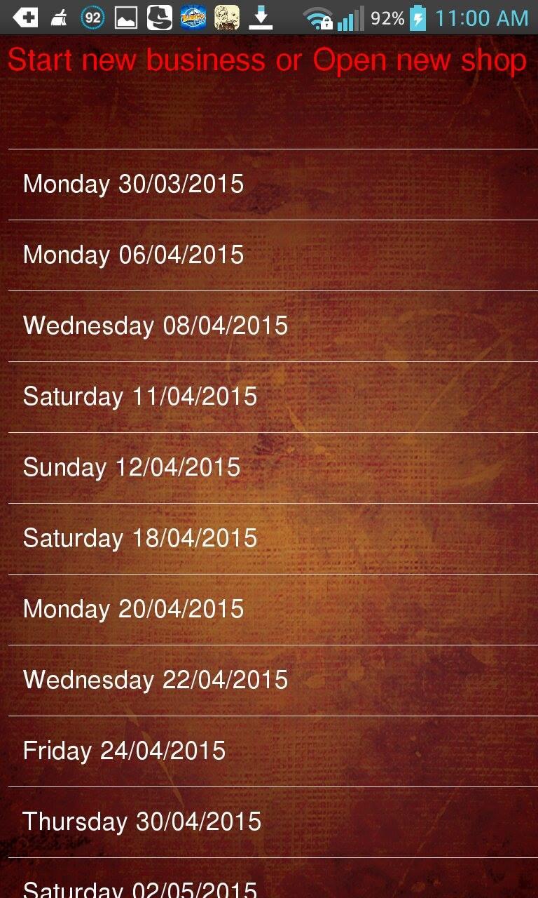 FengShui Calendar Pro 2015