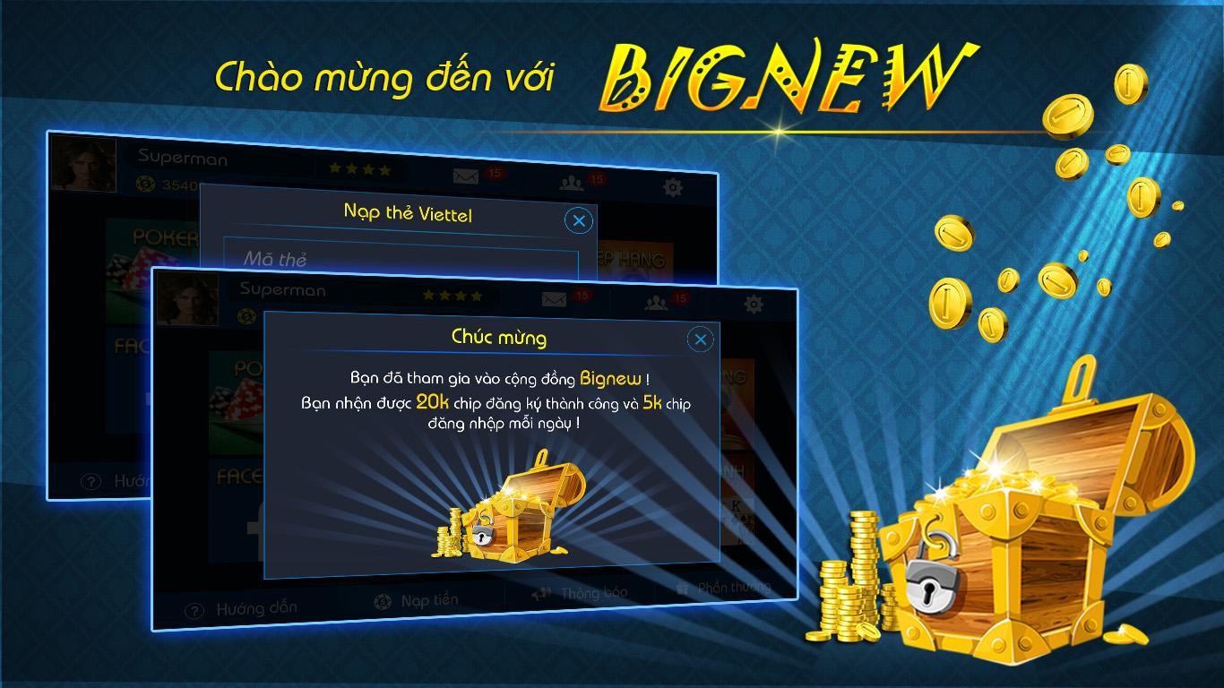 Bignew, Game Danh bai 2017