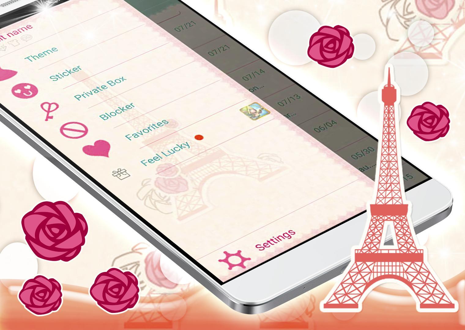 Love Of Paris SMS Theme