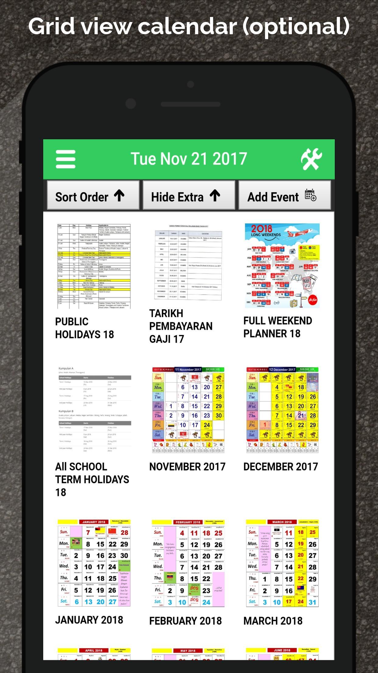 Malaysia Kalendar Hijrah 2021