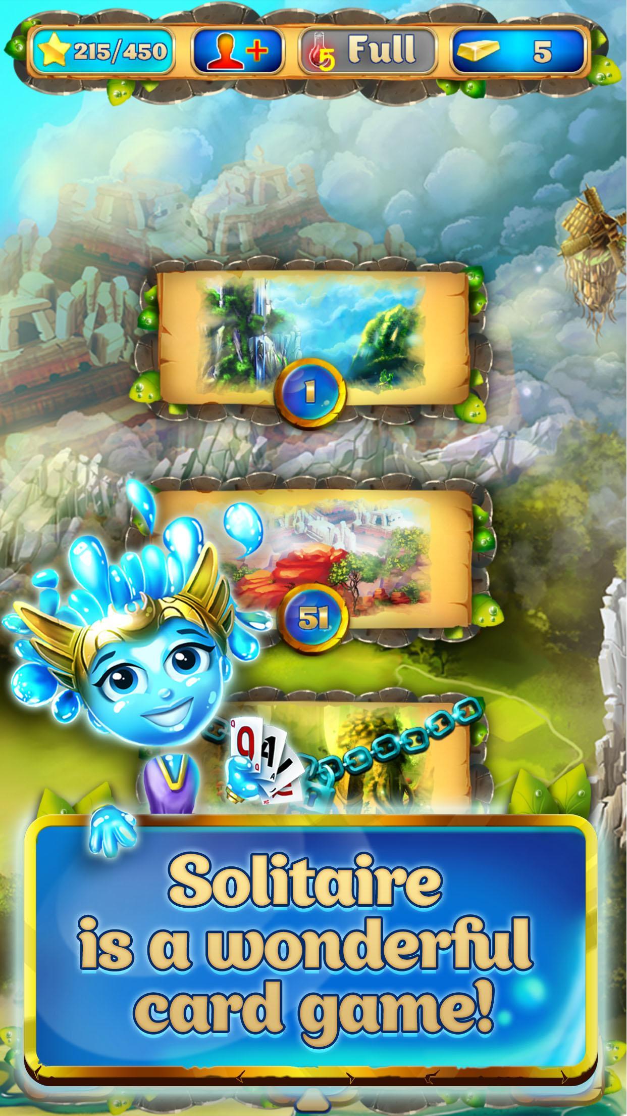 Solitaire pyramid card game for training brain