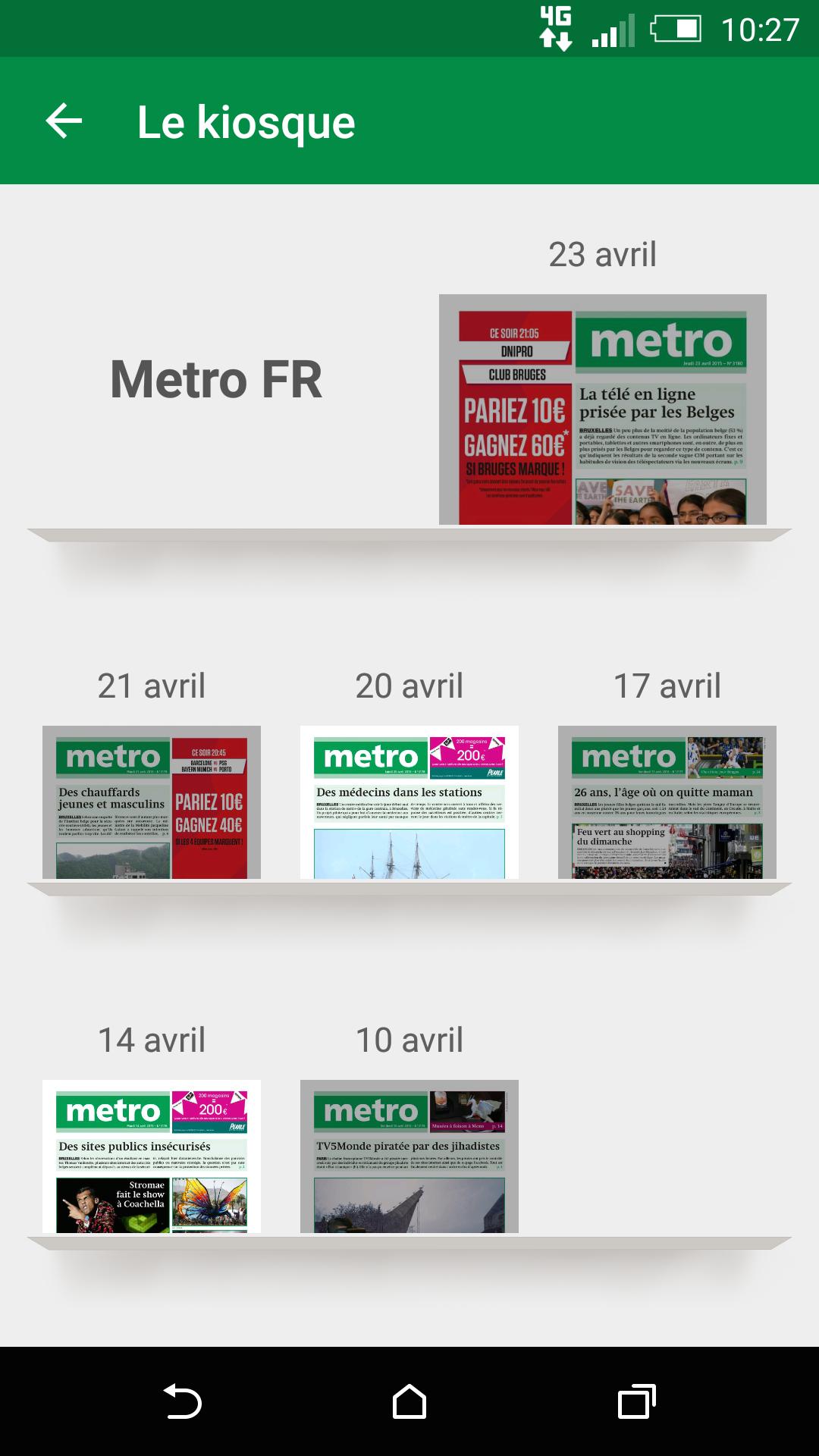 Metro Belgique (FR)