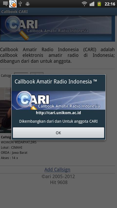Callbook Cari