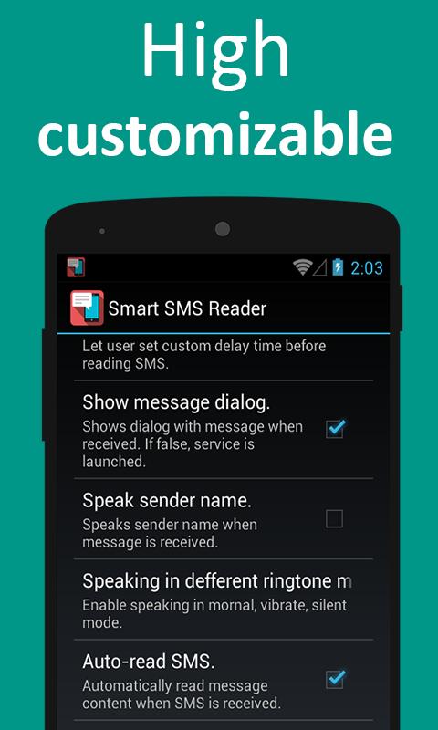 Smart SMS Reader