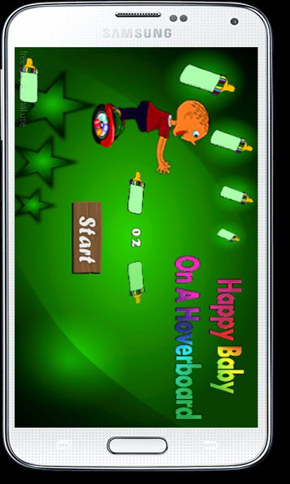 Happy Baby On A Hoverboard