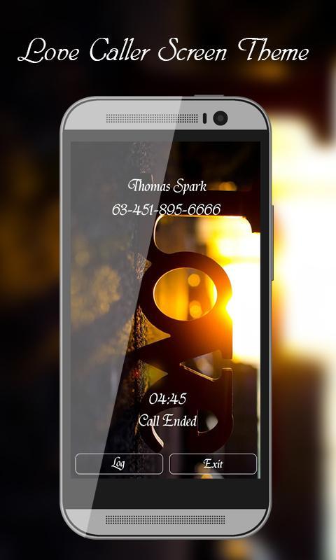 Love Caller Screen Theme