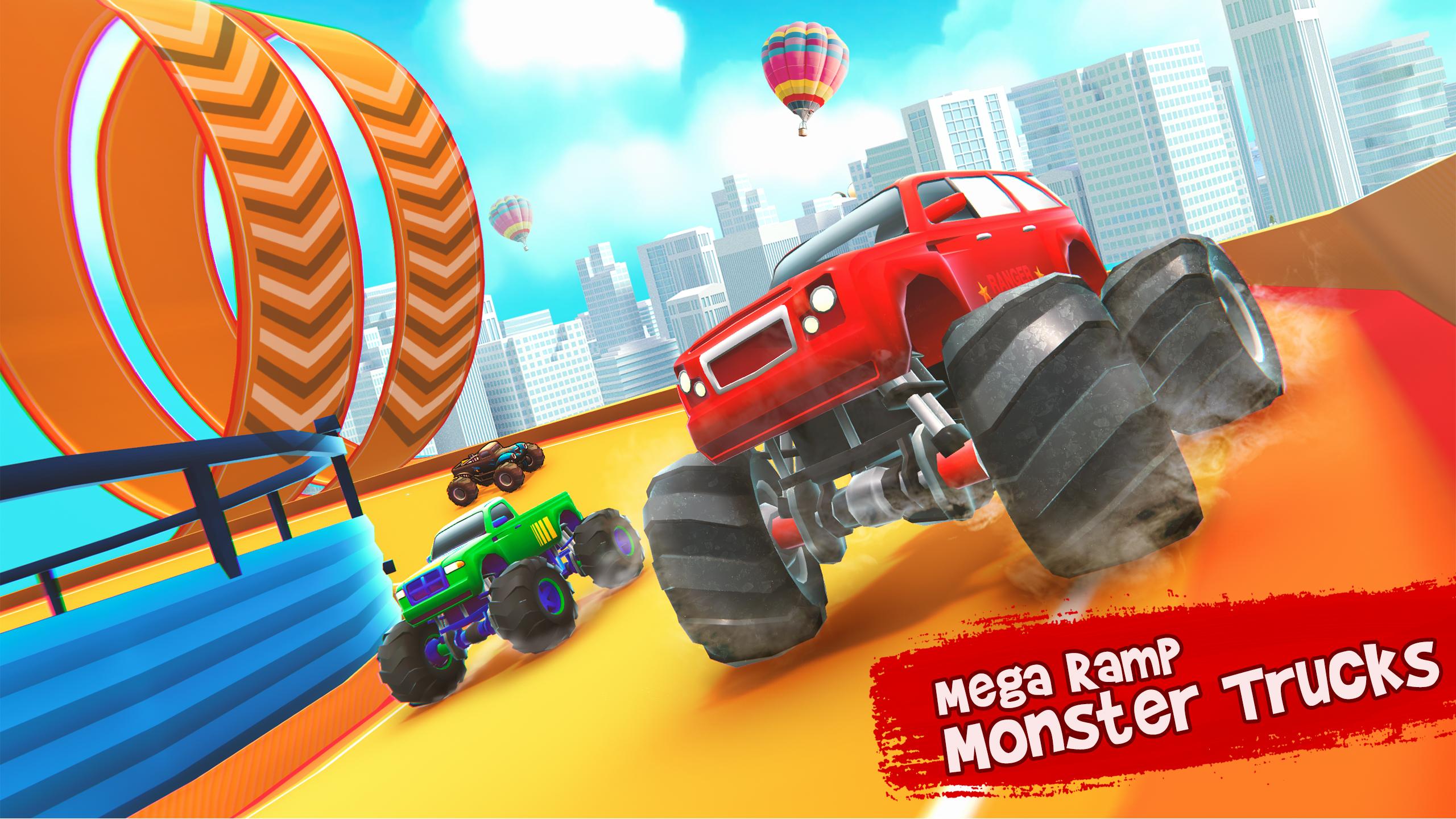 Top Monster Truck Stunts: Off Road Car Racing Game