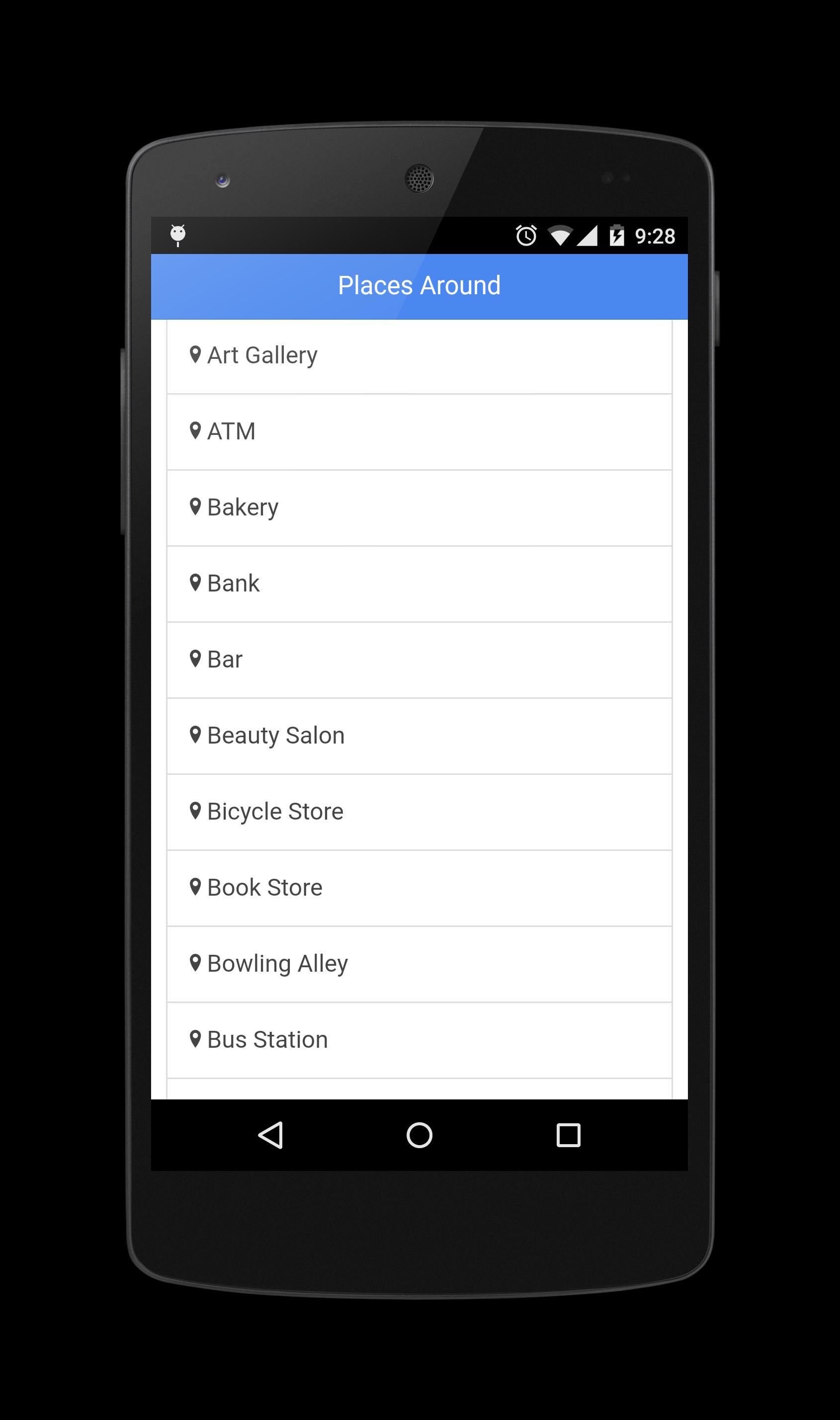 Places Around Me - Things Todo