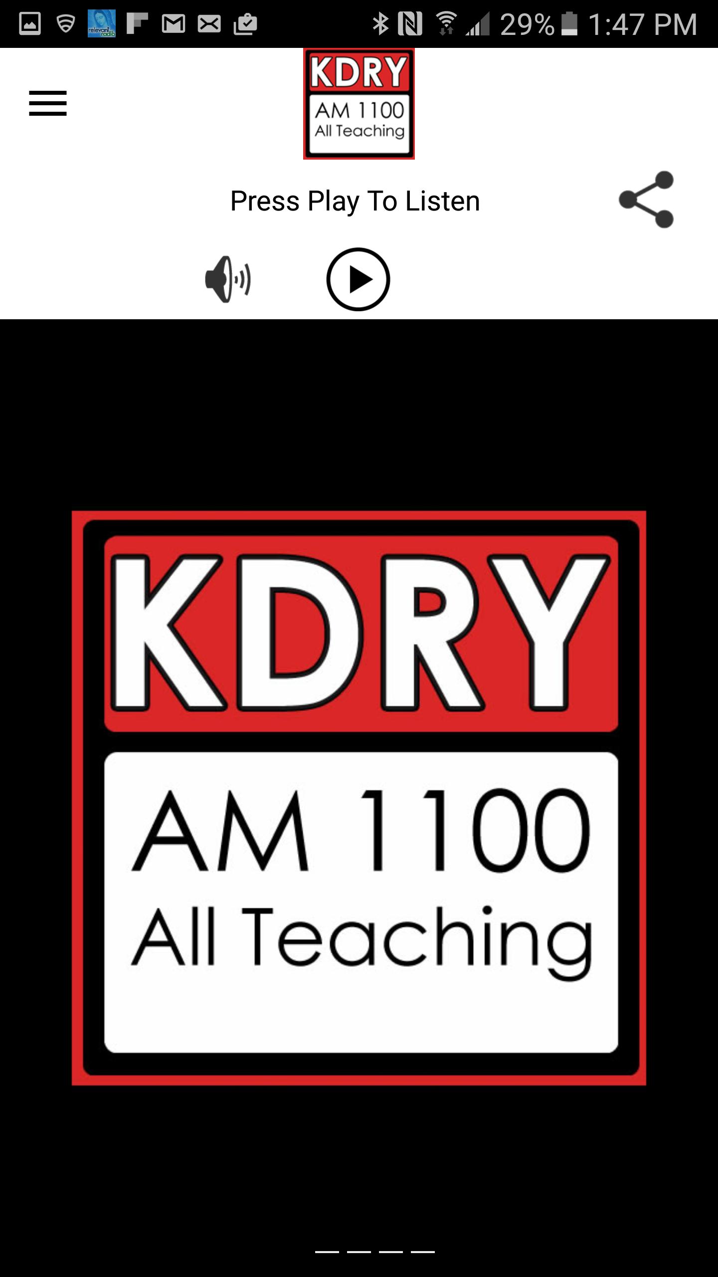 Christian Radio KDRY AM 1100