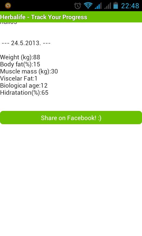 Herbalife-Track Your Progress