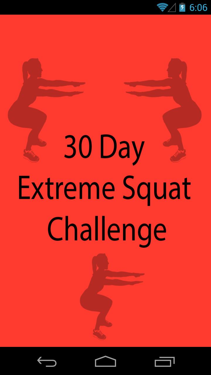 30 Day Extreme Squat Challenge