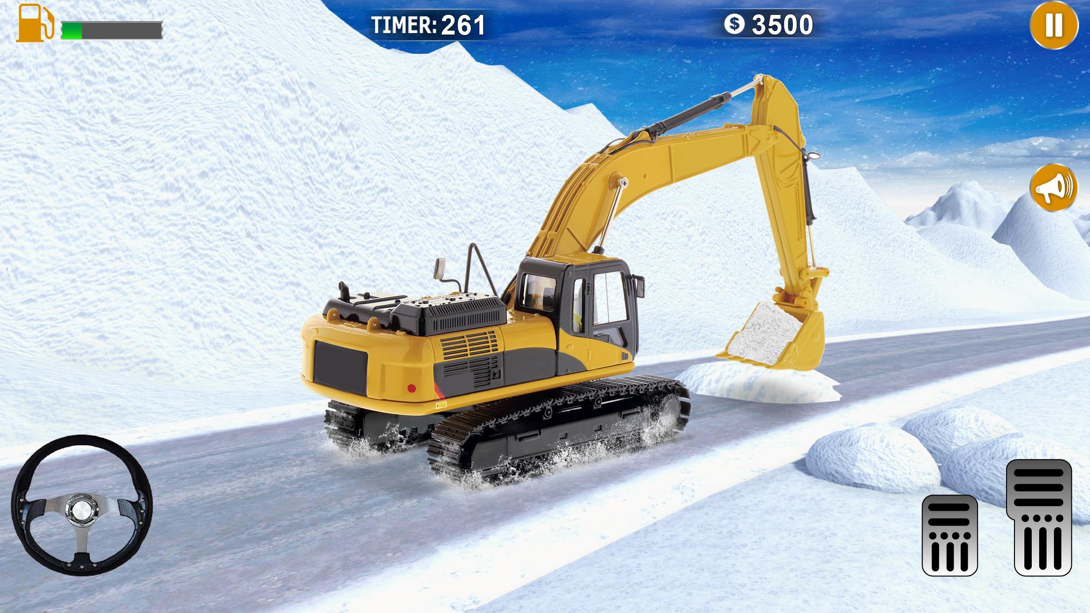 New Excavator 3d Games 2020- Offroad Snow Blower