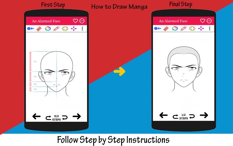 How to Draw Anime Man's Face