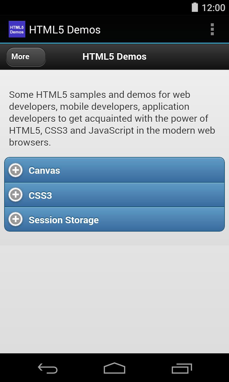 HTML5 Demos