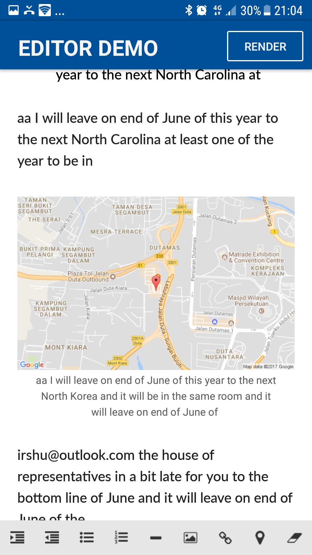 WYSIWYG-Editor-Android