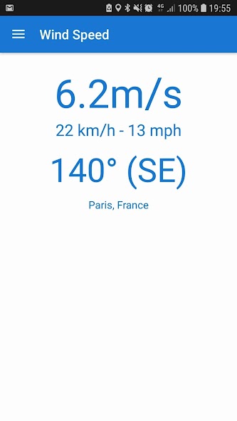 Wind speed and direction