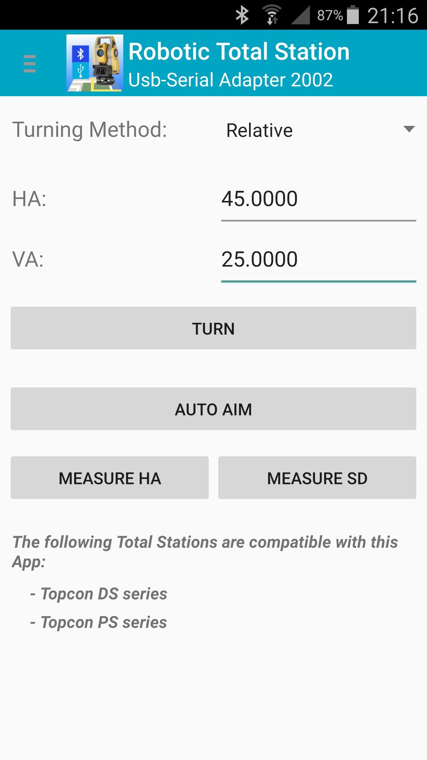 Robotic Total Station
