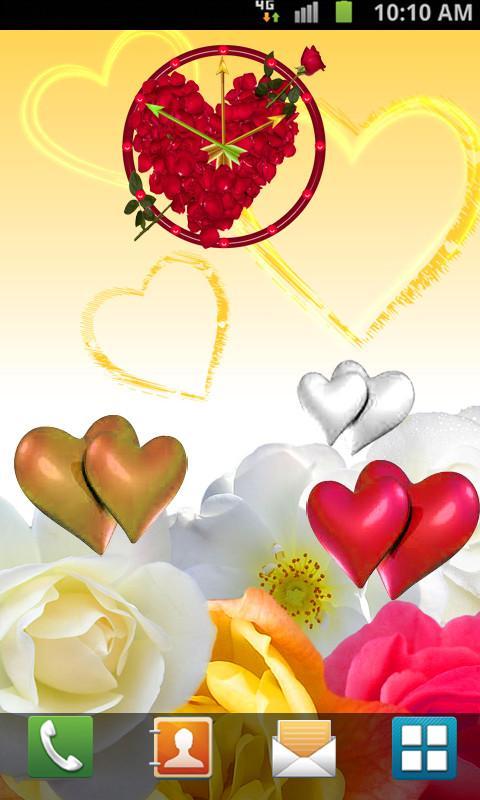 Love Clock Live Wallpaper