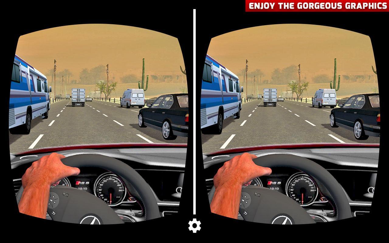 VR crazy car traffic racing